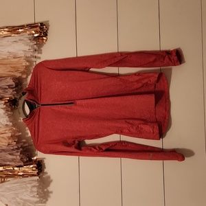 Coral Nike Running Pullover